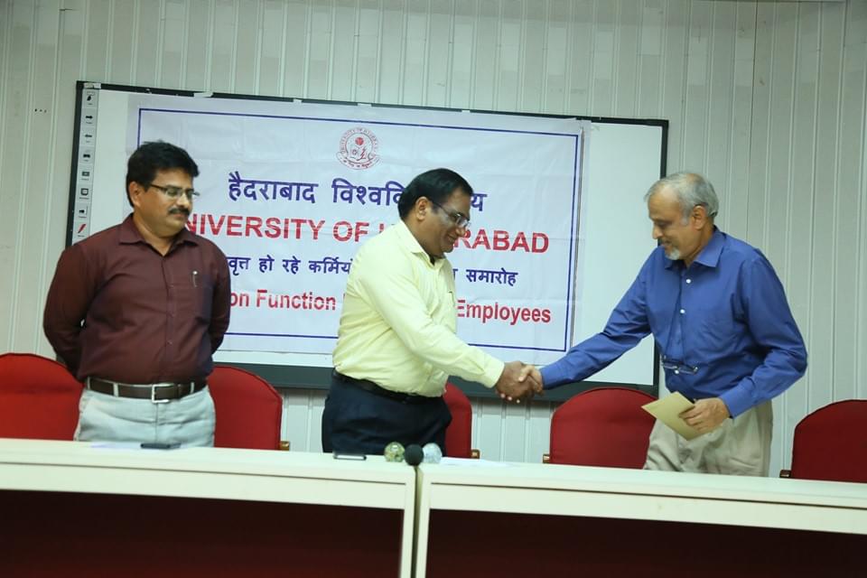 University of Hyderabad Retirement Function photo 2