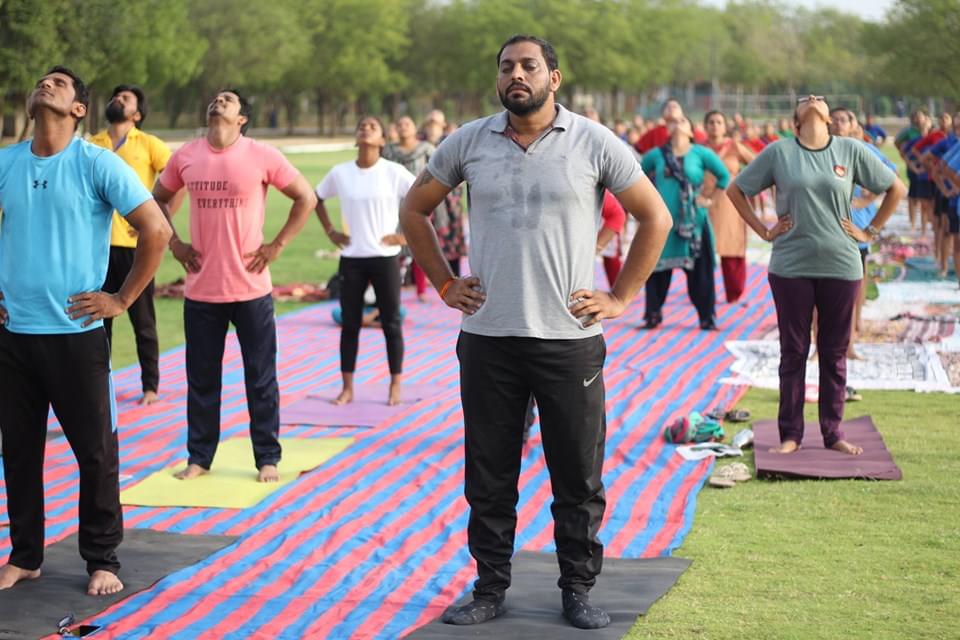 Ganpat University Mehsana International Yoga Day photo 8