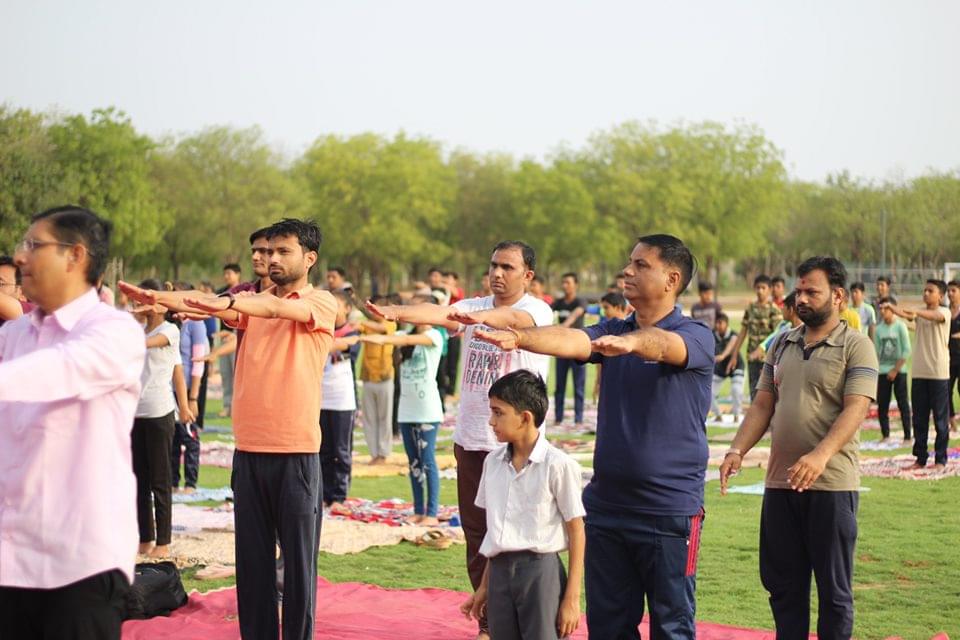 Ganpat University Mehsana International Yoga Day photo 9