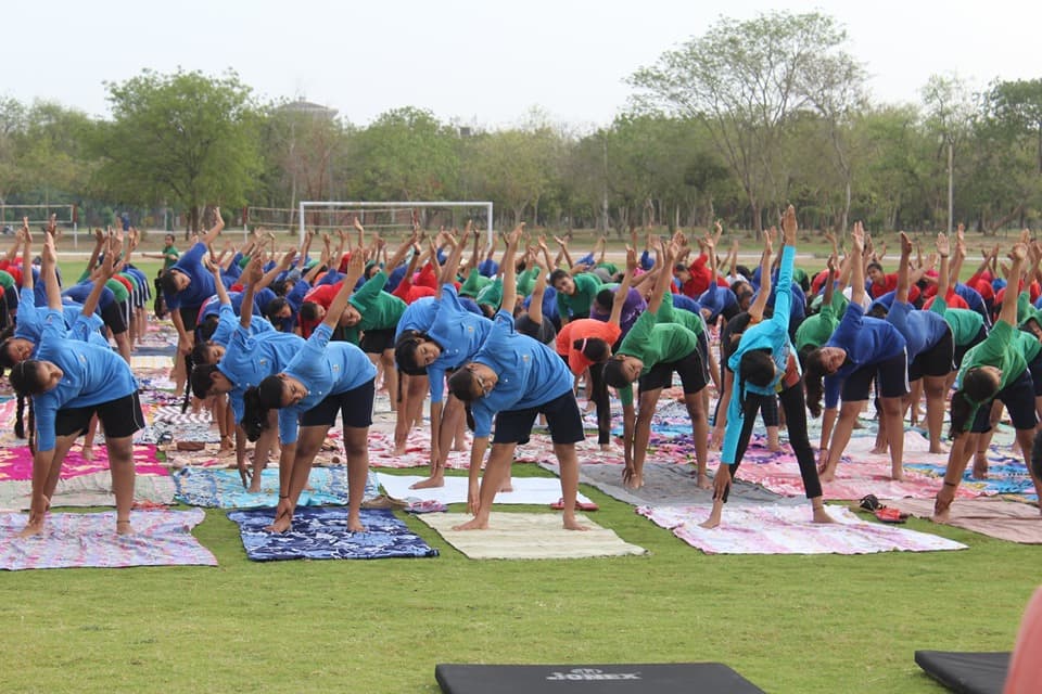 Ganpat University Mehsana International Yoga Day photo 10