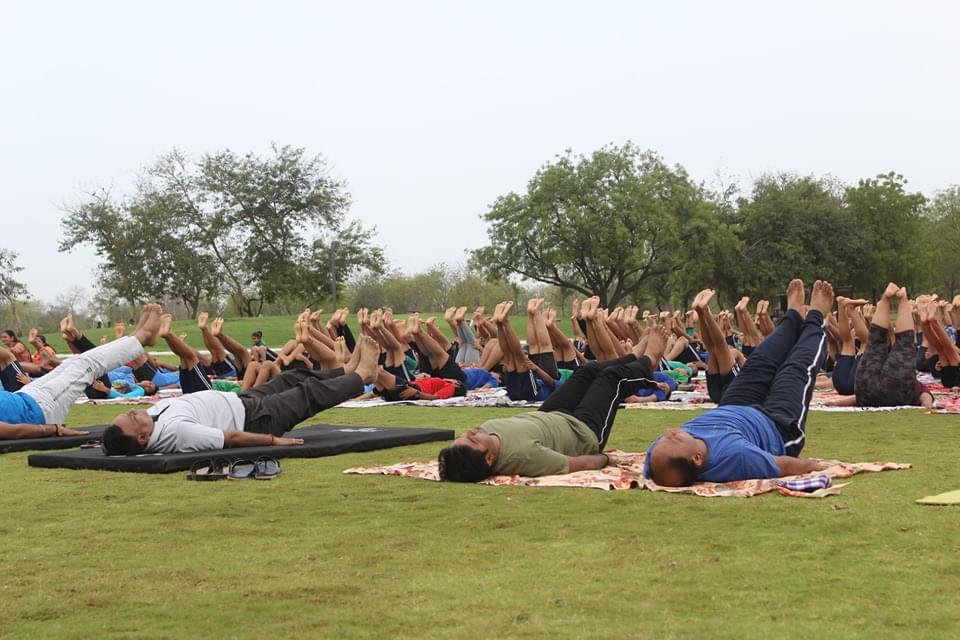 Ganpat University Mehsana International Yoga Day photo 11