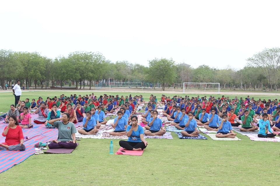 Ganpat University Mehsana International Yoga Day photo 13