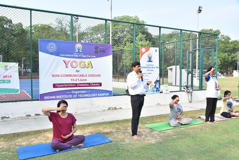 IIT Kanpur Yoga Day photo 2