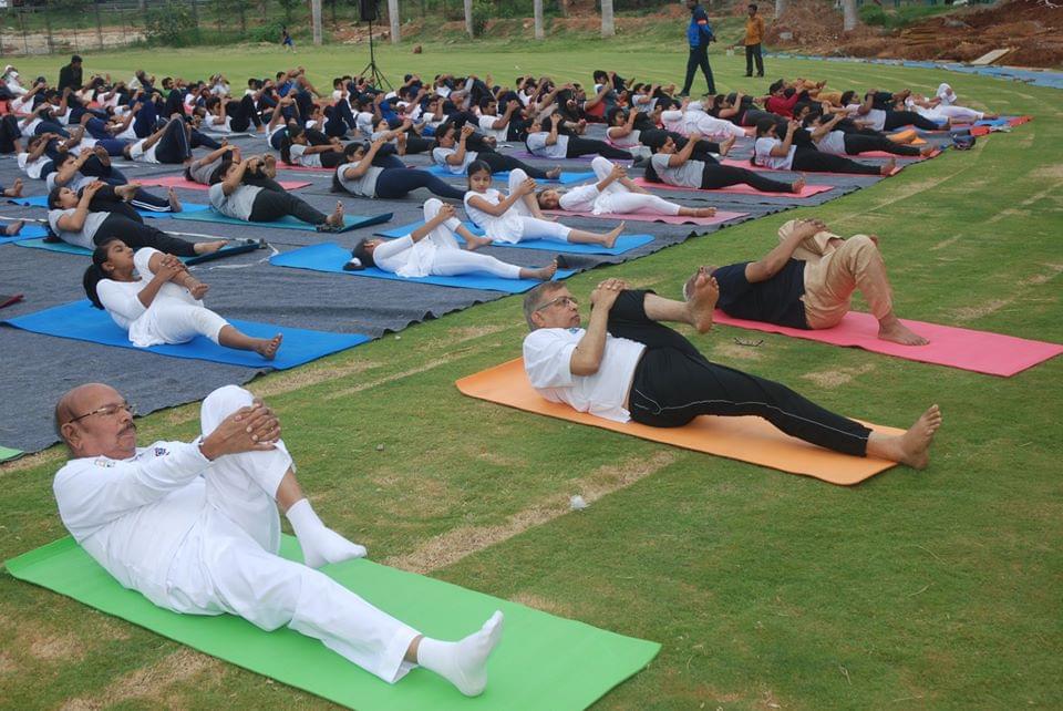 PES University Bangalore International Yoga Day photo 3