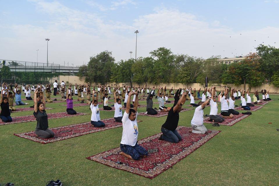Shyam Lal College International Yoga Day photo 10