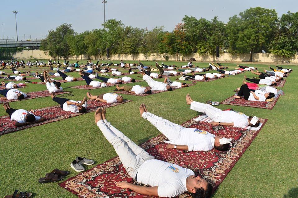 Shyam Lal College International Yoga Day photo 12
