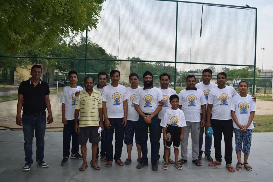 Shyam Lal College International Yoga Day photo 17