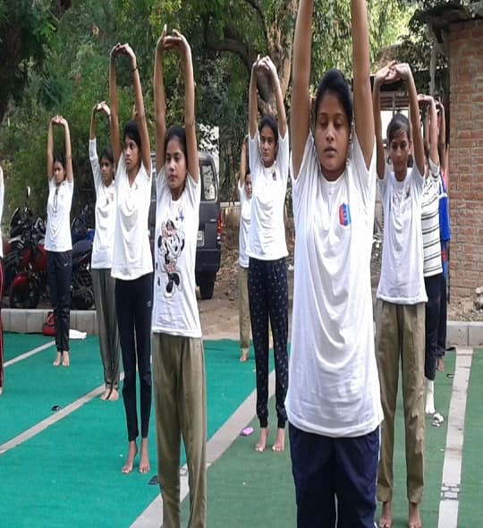 Daulat Ram College Yoga Day photo 1