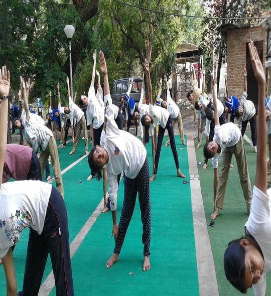 Daulat Ram College Yoga Day photo 2