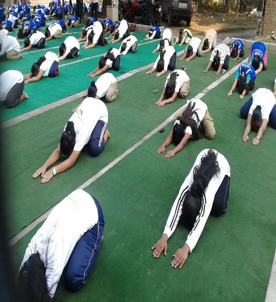 Daulat Ram College Yoga Day photo 7