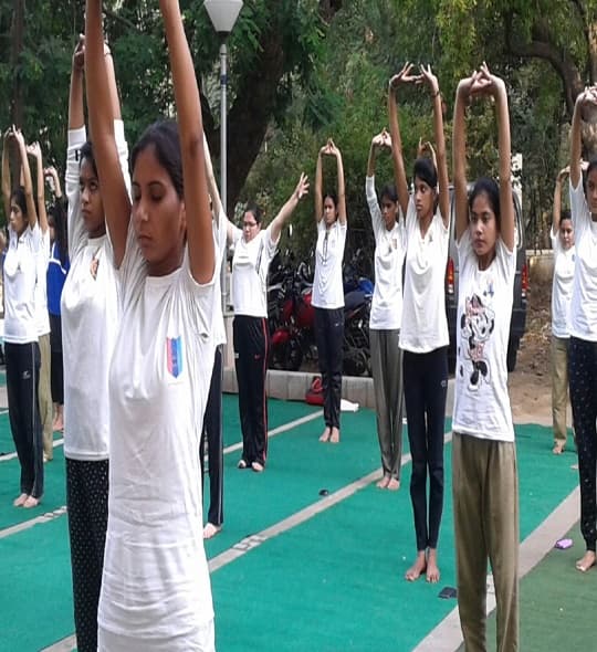 Daulat Ram College Yoga Day photo 10