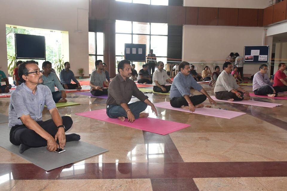 IISER Kolkata International Yoga Day photo 2