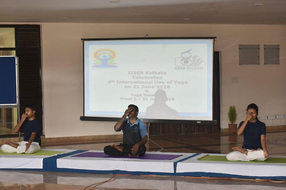 IISER Kolkata International Yoga Day photo 8