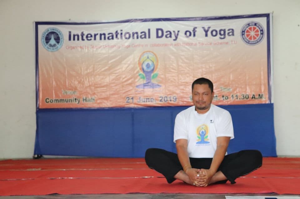 Tezpur University Yoga Day Celebration photo 1