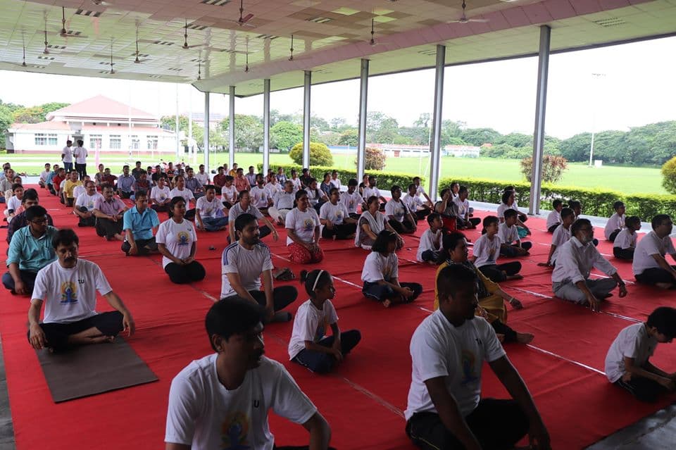 Tezpur University Yoga Day Celebration photo 4