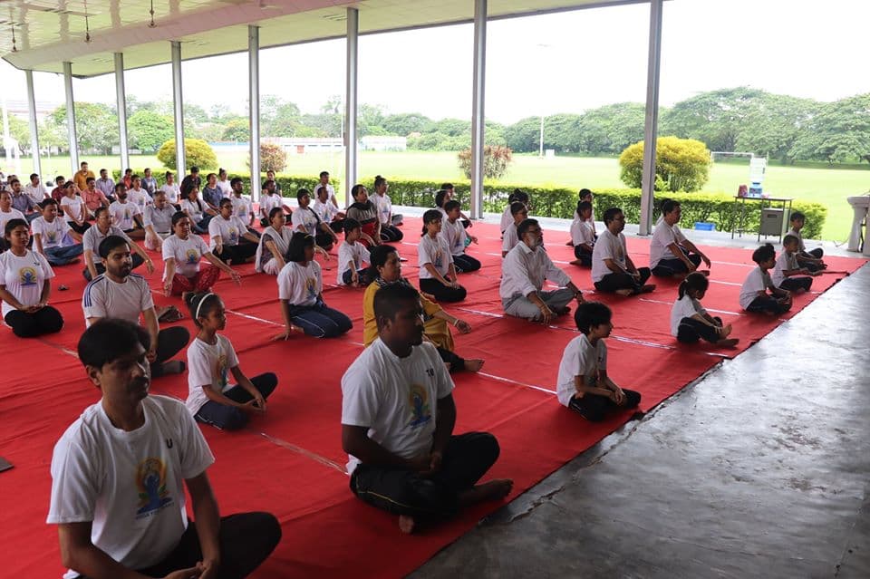 Tezpur University Yoga Day Celebration photo 5