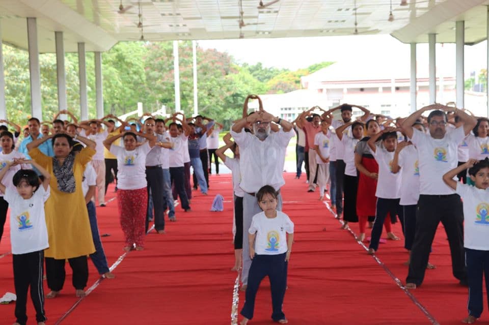 Tezpur University Yoga Day Celebration photo 6