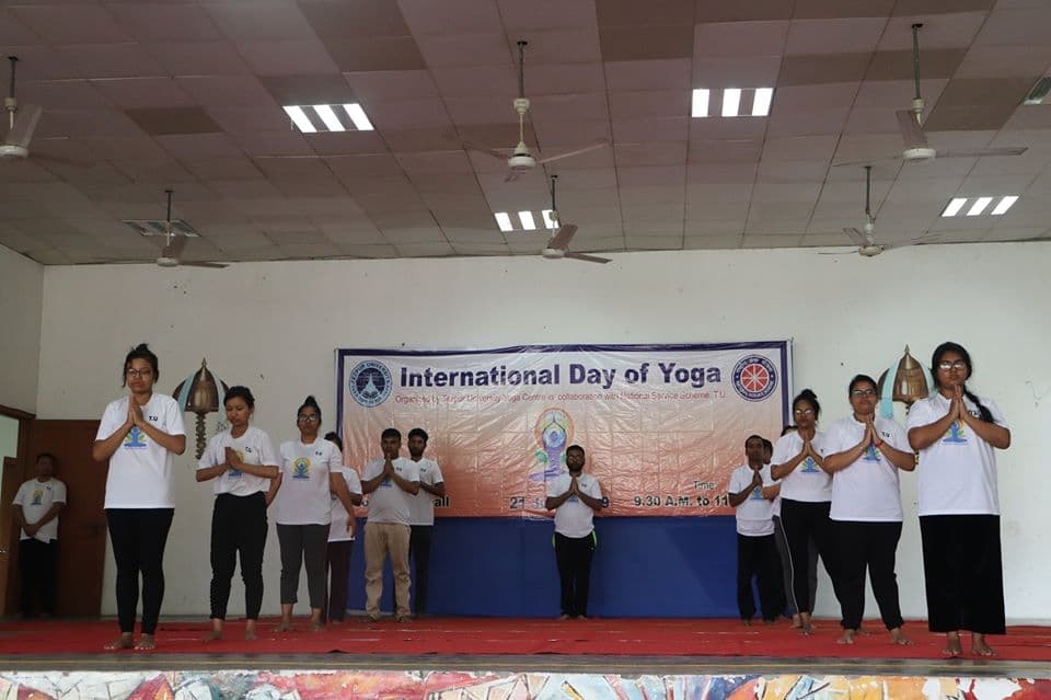 Tezpur University Yoga Day Celebration photo 9