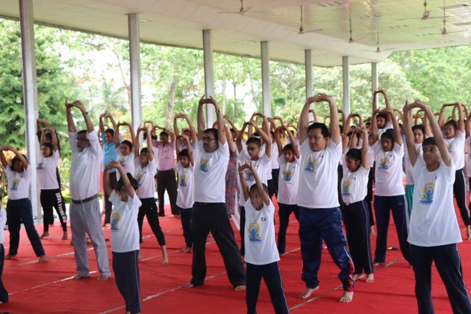 Tezpur University Yoga Day Celebration photo 10