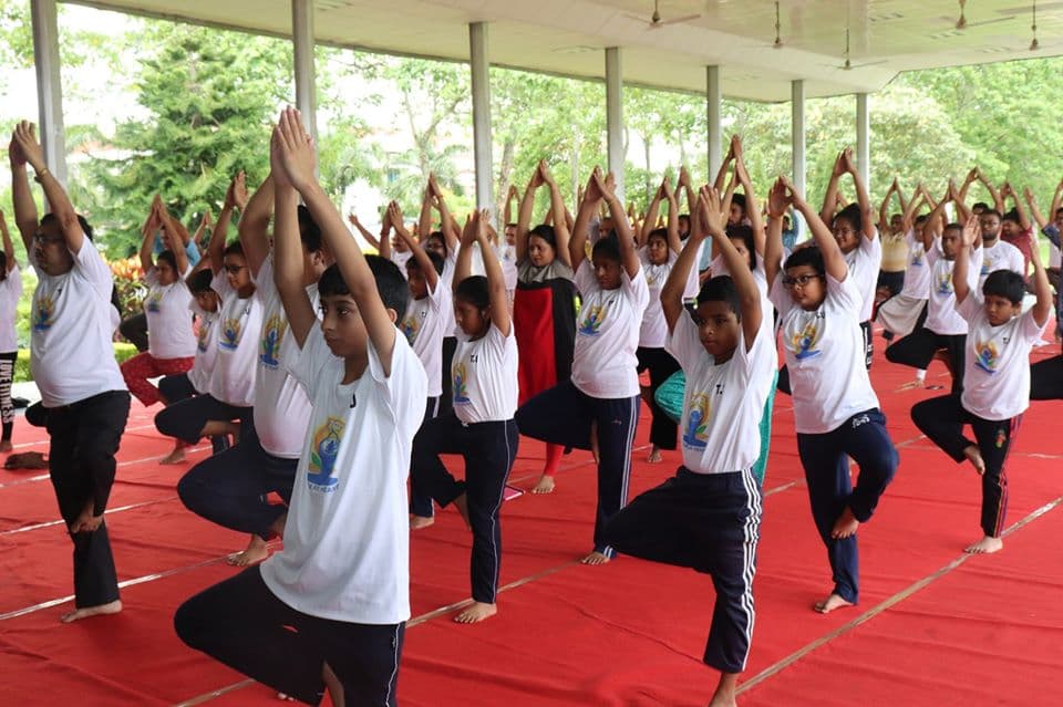 Tezpur University Yoga Day Celebration photo 11