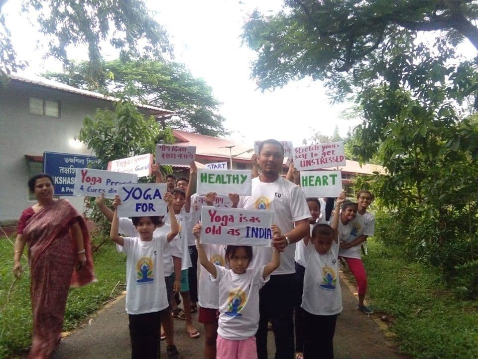 Tezpur University Yoga Day Celebration photo 12