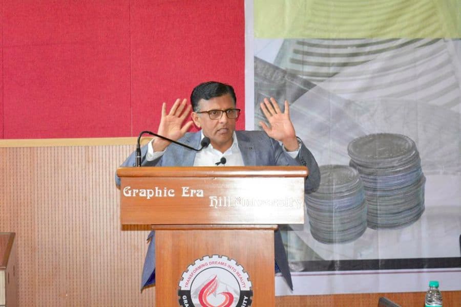 Graphic Era Hill University Dehradun Campus, School of Management Guest Lecture photo 2