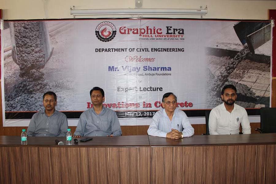 Graphic Era Hill University Bhimtal Campus, School of Engineering and Technology Dehradun Workshops and Guest Lecture photo 2