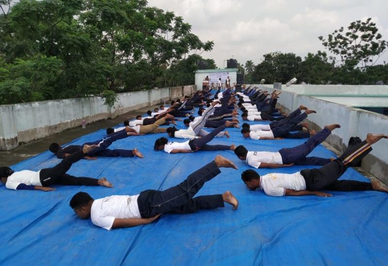 Raiganj University International Yoga Day photo 2