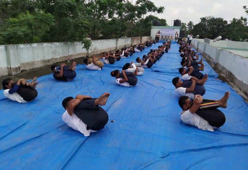 Raiganj University International Yoga Day photo 5
