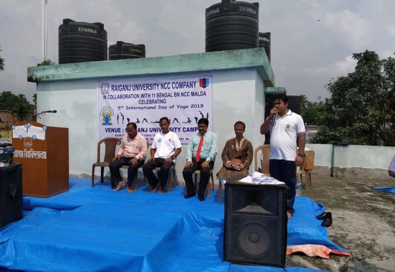 Raiganj University International Yoga Day photo 7