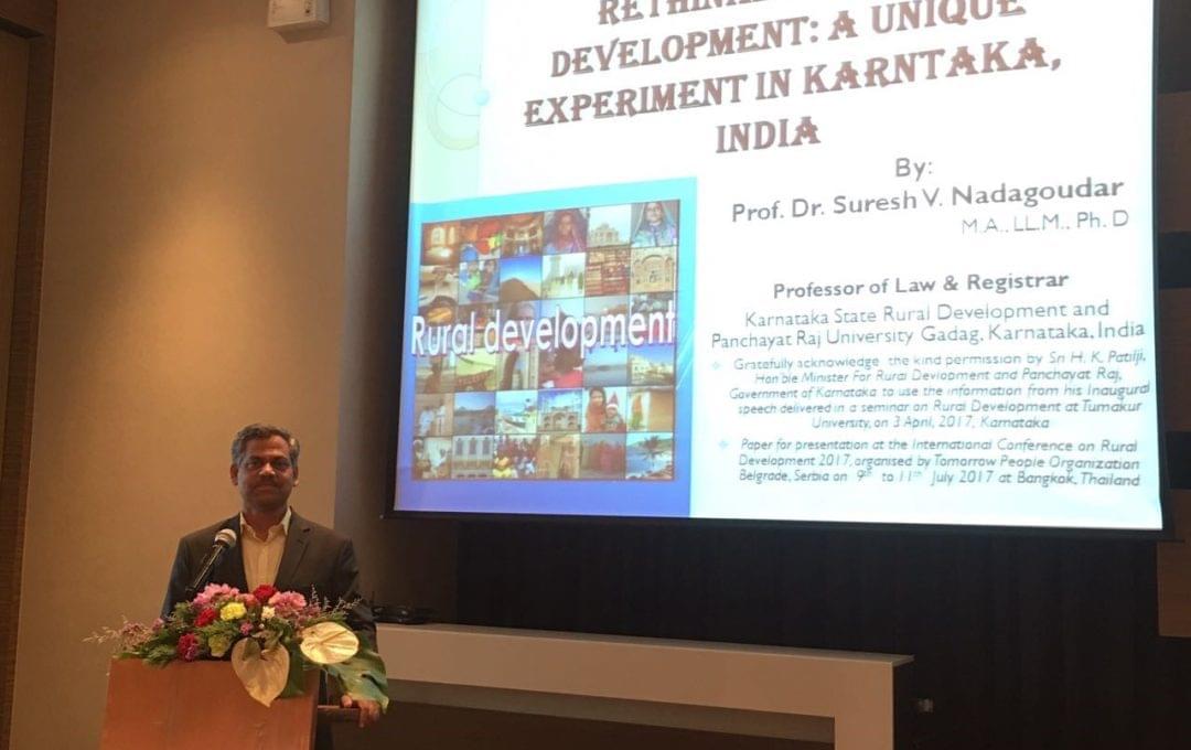 Karnataka State Rural Development and Panchayat Raj University Bangalore Expert Committee Meeting photo 8