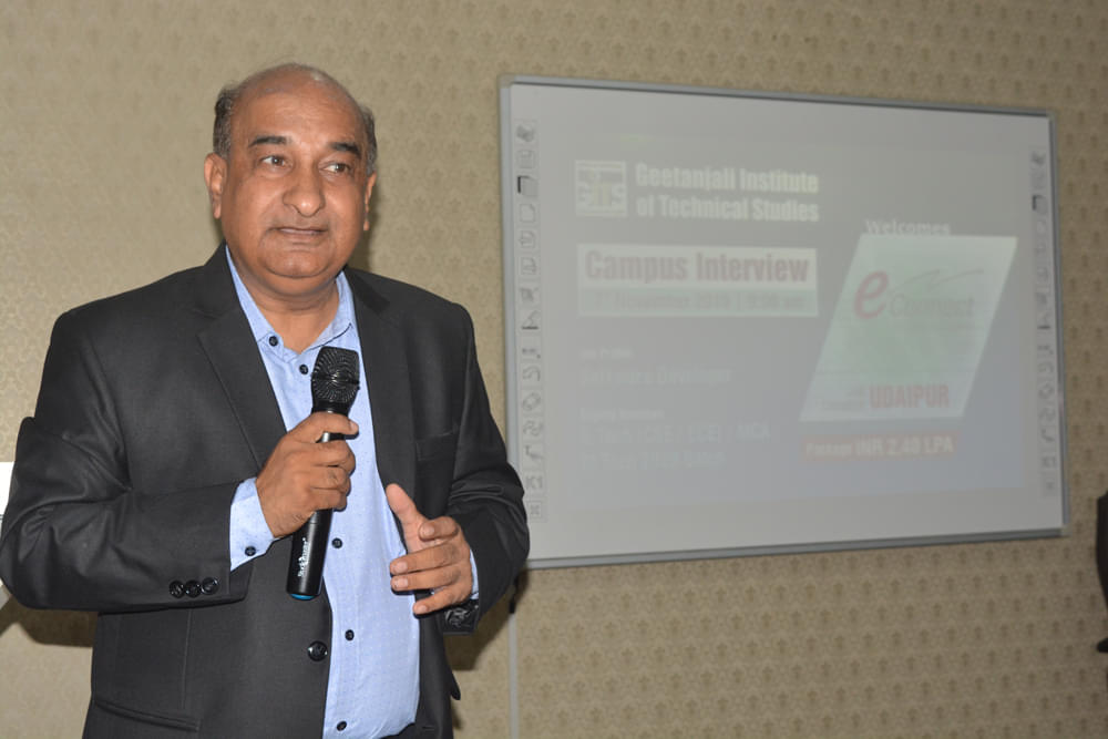 Geetanjali Institute of Technical Studies Udaipur Placement on Campus photo 3