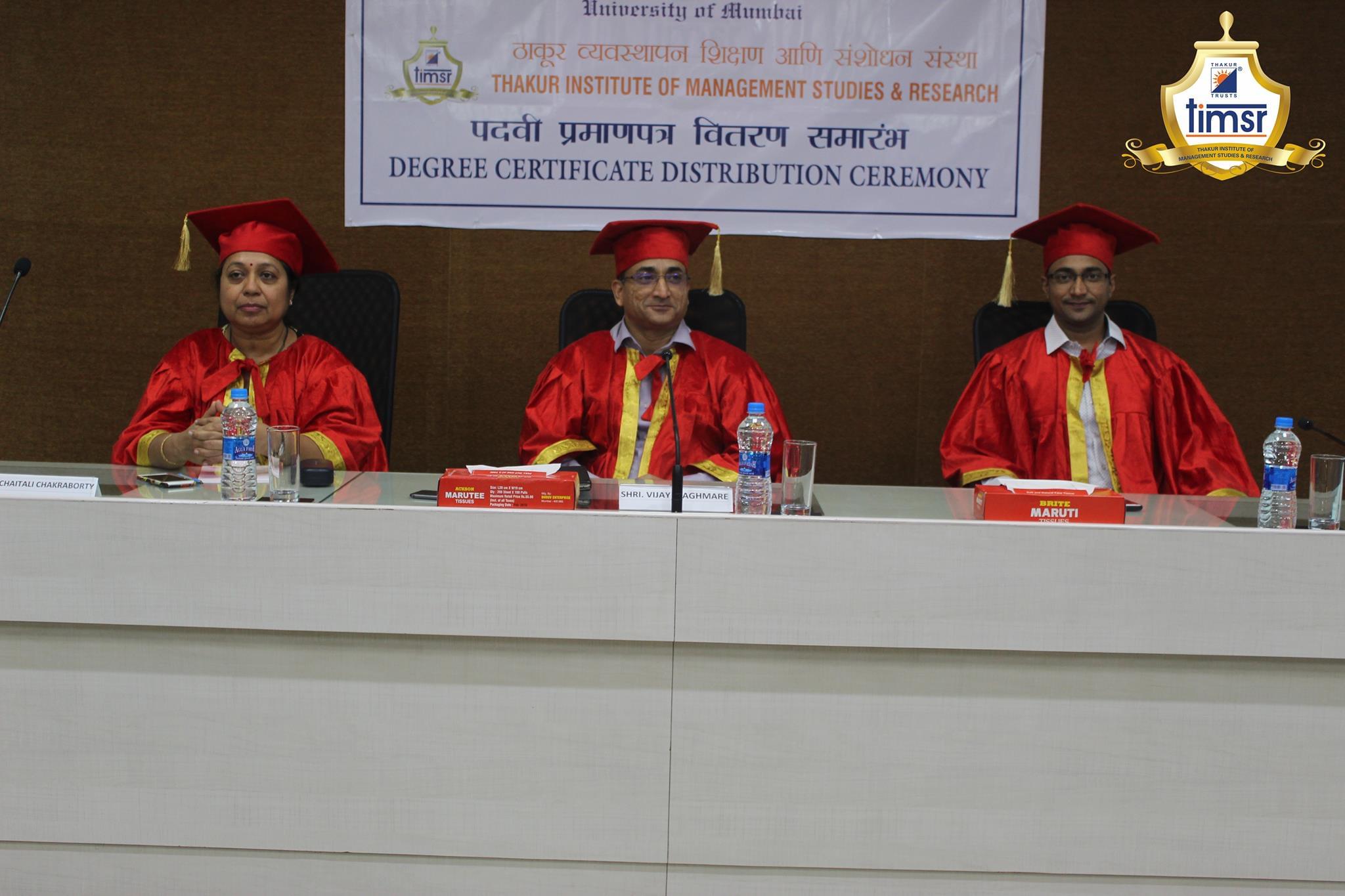 Thakur Institute of Management Studies and Research Mumbai Degree Distribution Ceremony photo 2