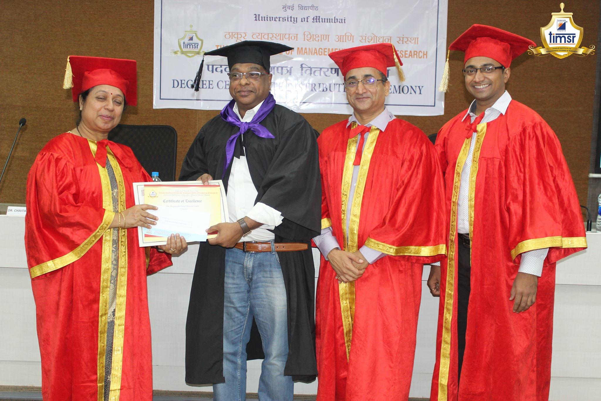 Thakur Institute of Management Studies and Research Mumbai Degree Distribution Ceremony photo 5