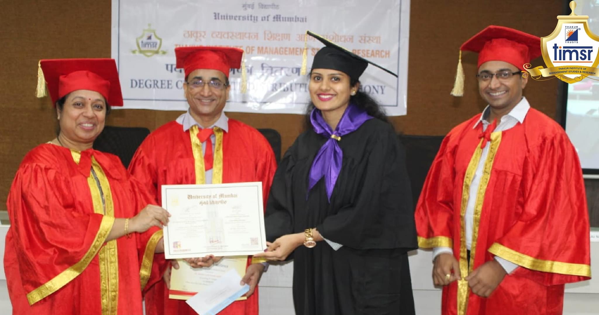 Thakur Institute of Management Studies and Research Mumbai Degree Distribution Ceremony photo 8