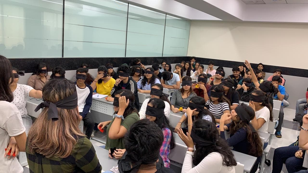 NMIMS School of Branding and Advertising Mumbai Blindfold Manager photo 2