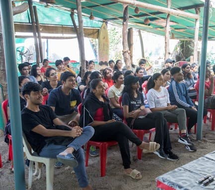 NMIMS School of Branding and Advertising Mumbai Boot camp Alibaug nov 2019 photo 1