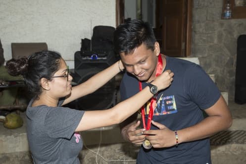 NMIMS School of Branding and Advertising Mumbai Boot camp Alibaug nov 2019 photo 57