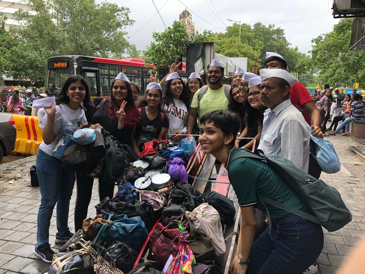 NMIMS School of Branding and Advertising Mumbai Dabawala 2019 photo 4