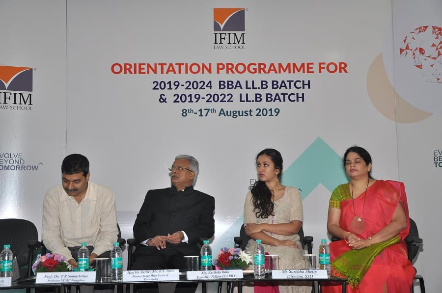 IFIM Law School Bangalore Orientation Day photo 8