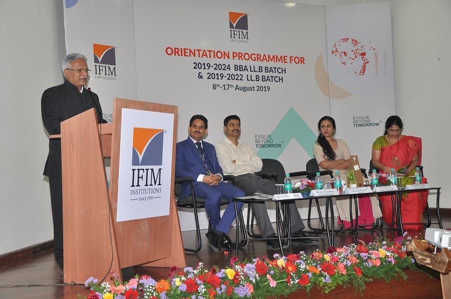 IFIM Law School Bangalore Orientation Day photo 9