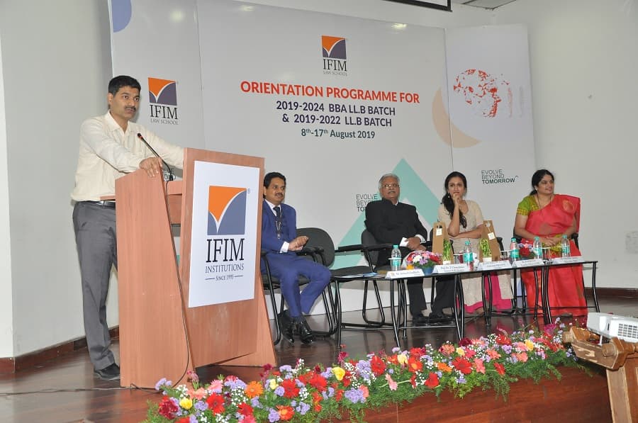 IFIM Law School Bangalore Orientation Day photo 10
