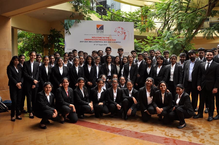 IFIM Law School Bangalore Orientation Day photo 14
