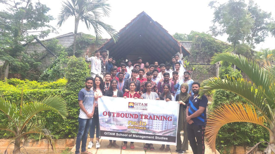 GITAM School of Business Bangalore OutBond Training photo 3