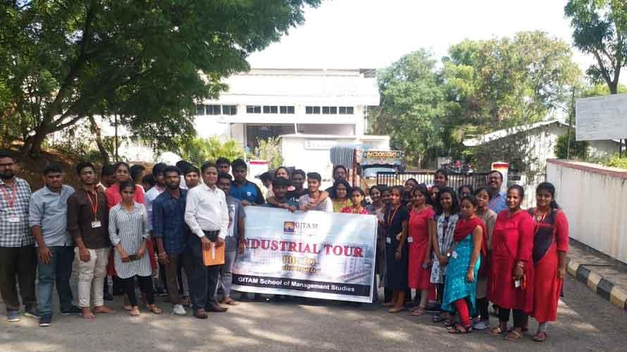 GITAM School of Business Bangalore Industrial Visit photo 4