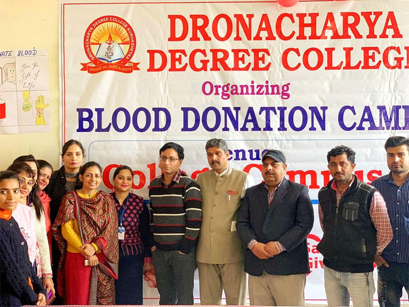 Dronacharya Degree College Kurukshetra Blood Donation Camp photo 8