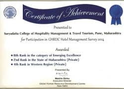 Suryadatta College of Hospitality Management and Travel Tourism Pune Recognition photo 2