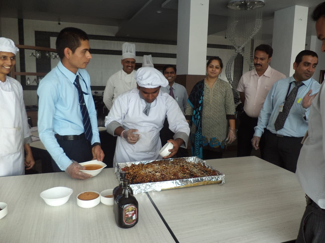 MGM Institute of Hotel Management Aurangabad Cake Mixing - Christmas photo 3
