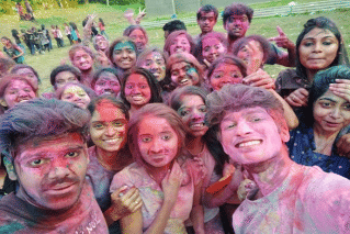St. Gregorios Dental College Ernakulam Holi Celebration photo 3