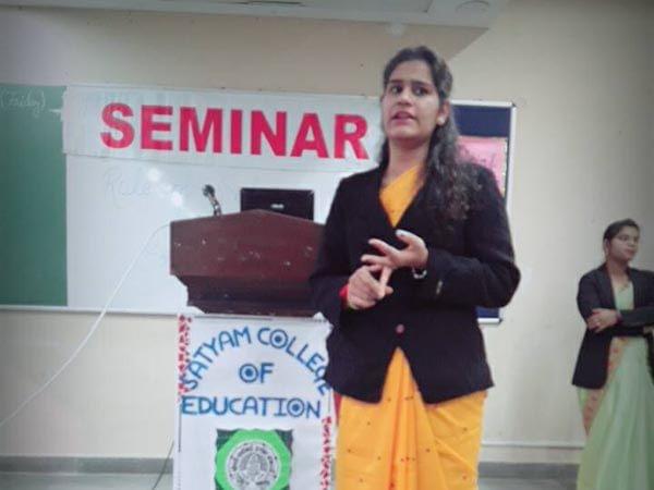 Satyam College of Education Noida Guest Lecture by Dr. A.K. Gautam principal photo 6